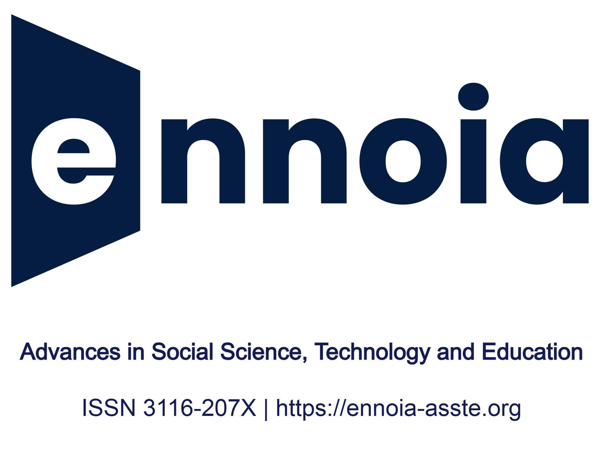 Ennoia banner with "Advances in Social Science, Technology and Education" and "ISSN 3116-207X | https://ennoia-asste.org" texts underneath